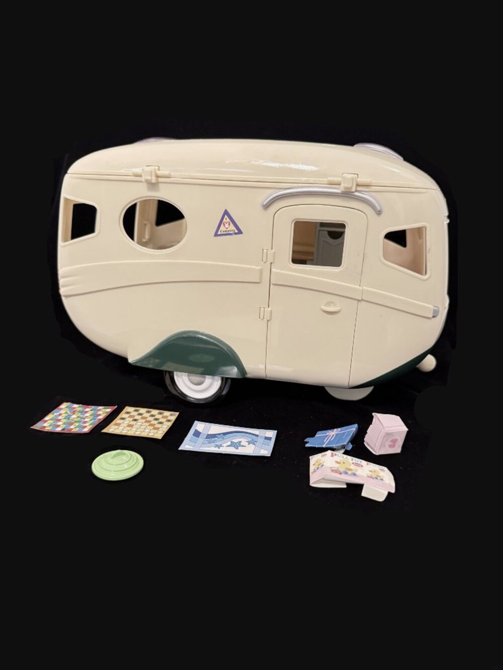 Calico Critters Caravan Family Camper Sylvanian RV Vehicle Limited Accessories